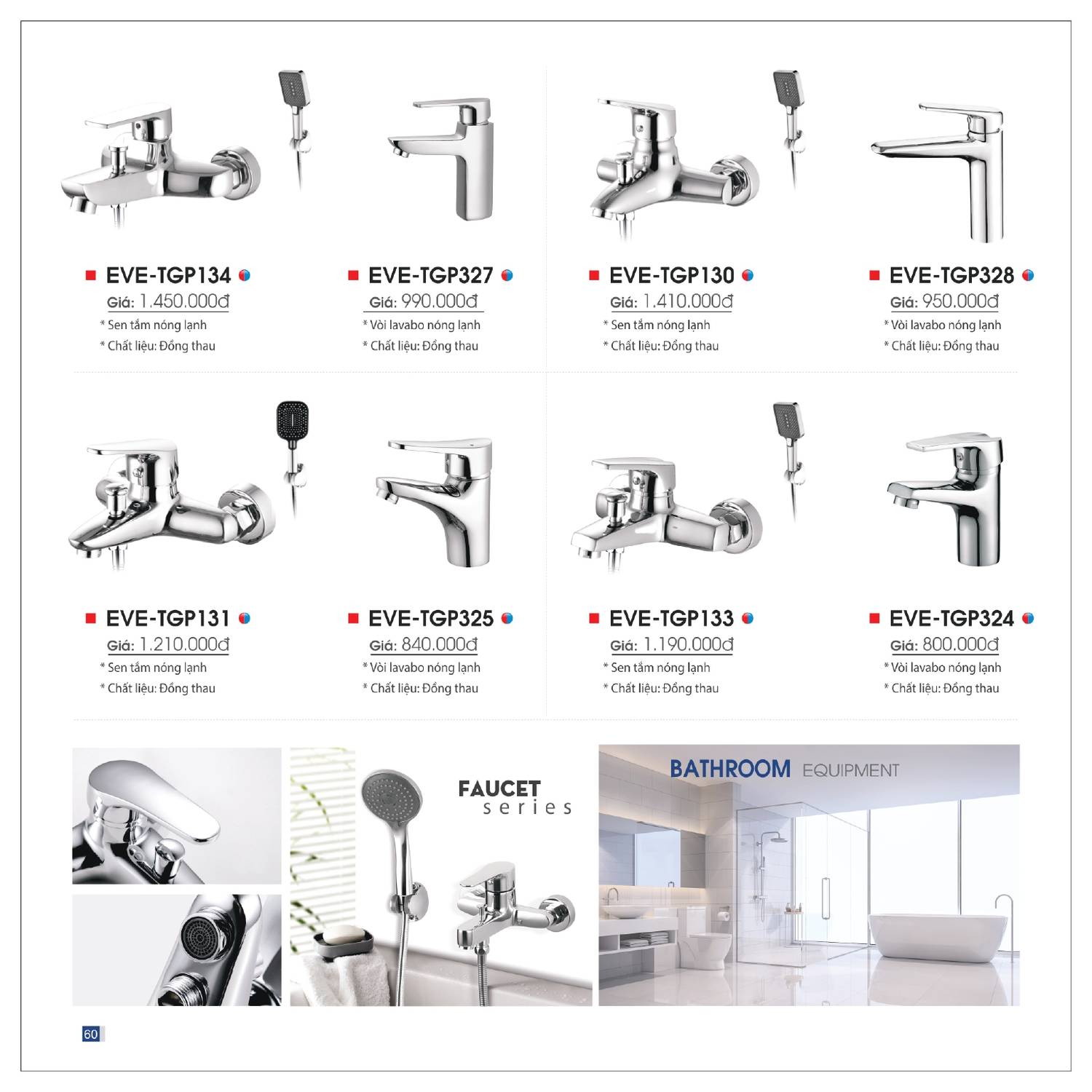 Thiết bị vệ sinh EVEREST Catalogue và Bảng giá mới nhất 2025 /Page 60